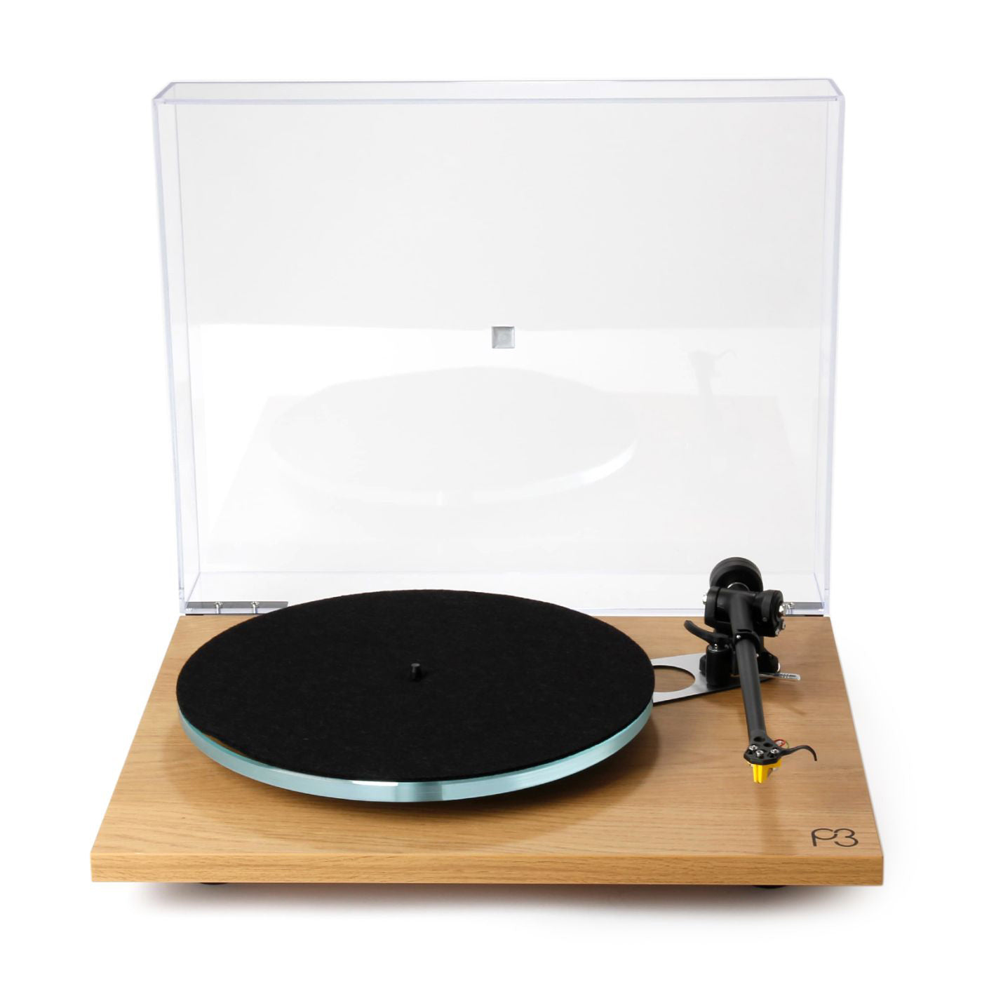 Rega Planar 3 Turntable - Shown with Lid (Cartridge Sold Separately)
