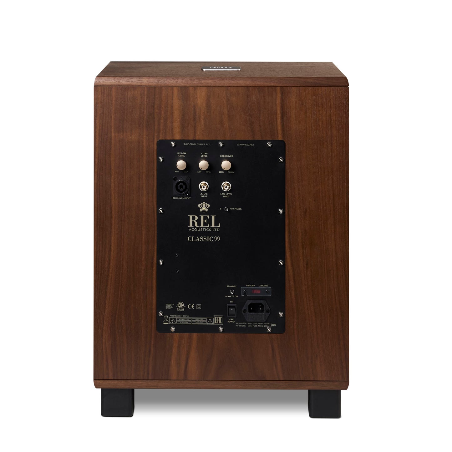 REL Classic 99 Subwoofer - Rear