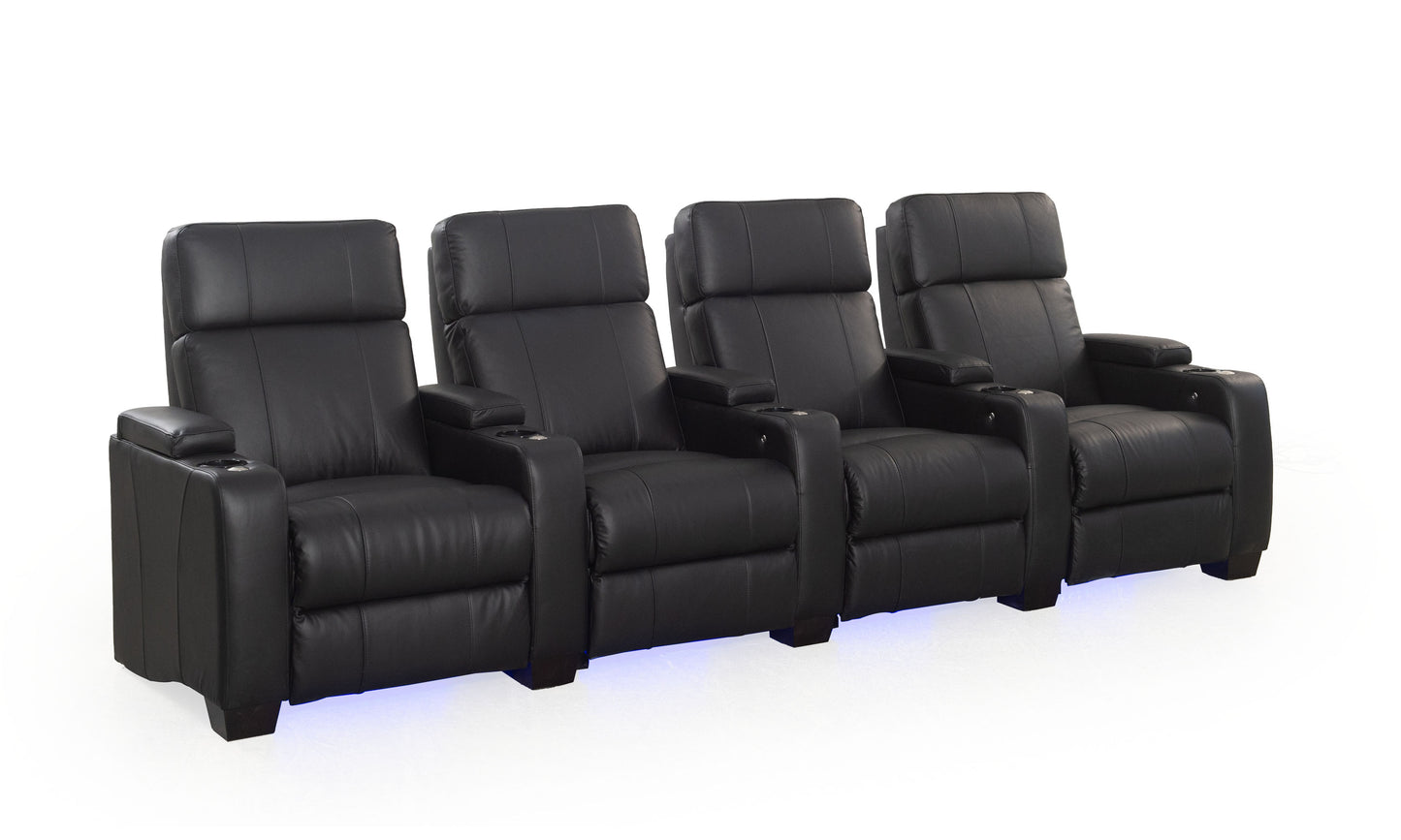 RowOne Kingsley C204K 4 Seater Cinema Chairs - Angle view