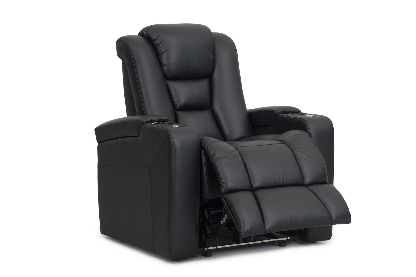 RowOne Evolution Home Theatre Chair - Footrest open.