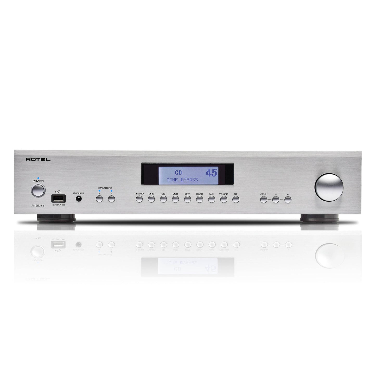 Rotel A12 MKII Silver Front