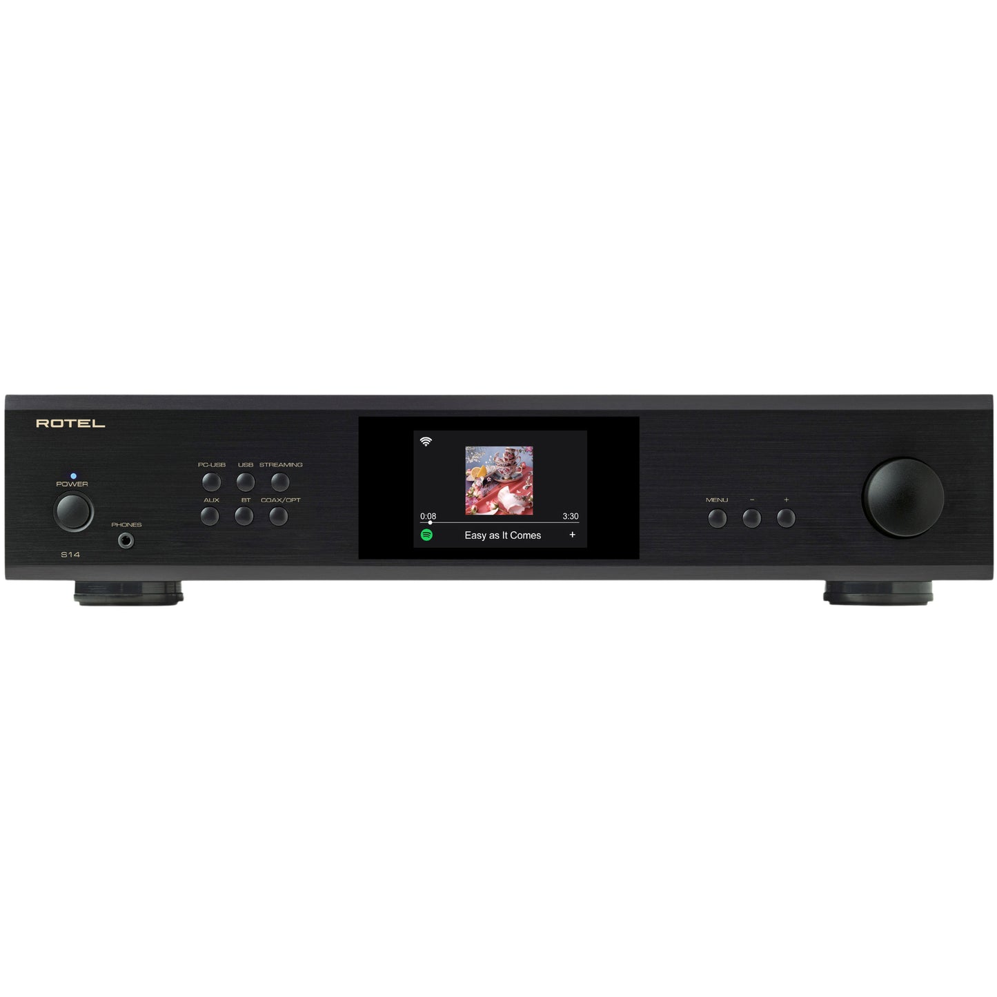 Rotel S14 Streaming Amplifier - Front View