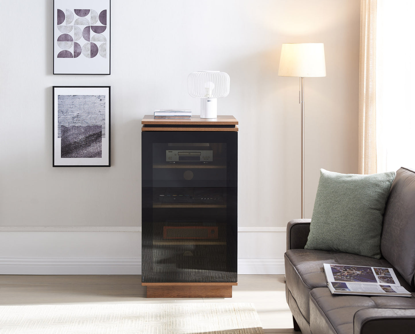 Tauris Titan HiFi Rack (Dark Oak)