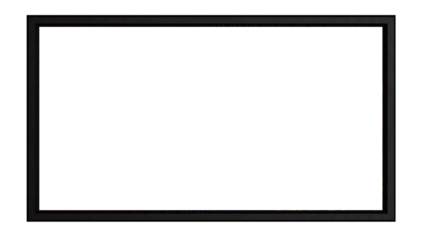 Screen Technics CinemaSnap Microperforated White 100" 16:9 Projector Screen.