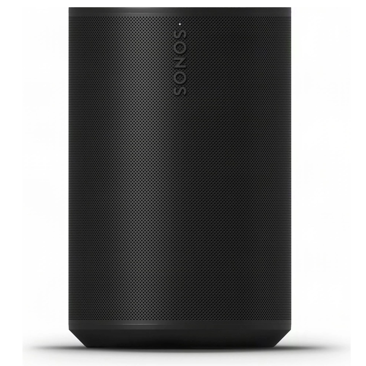 Front view of black Sonos Era 100 SL Speaker on white background