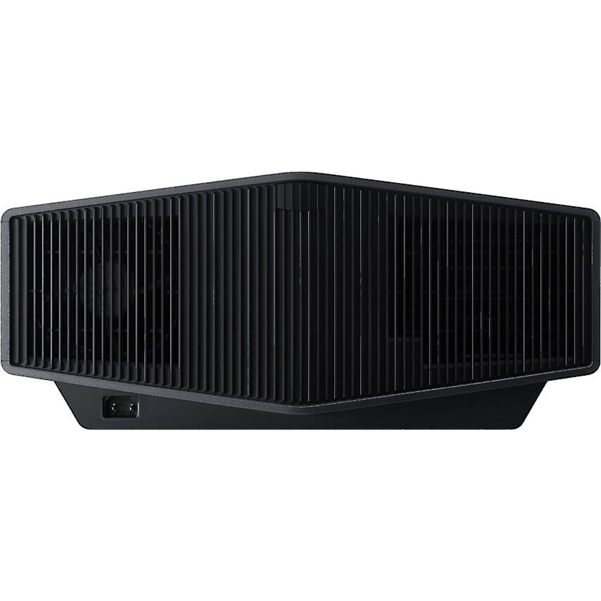 Black projector on a white background