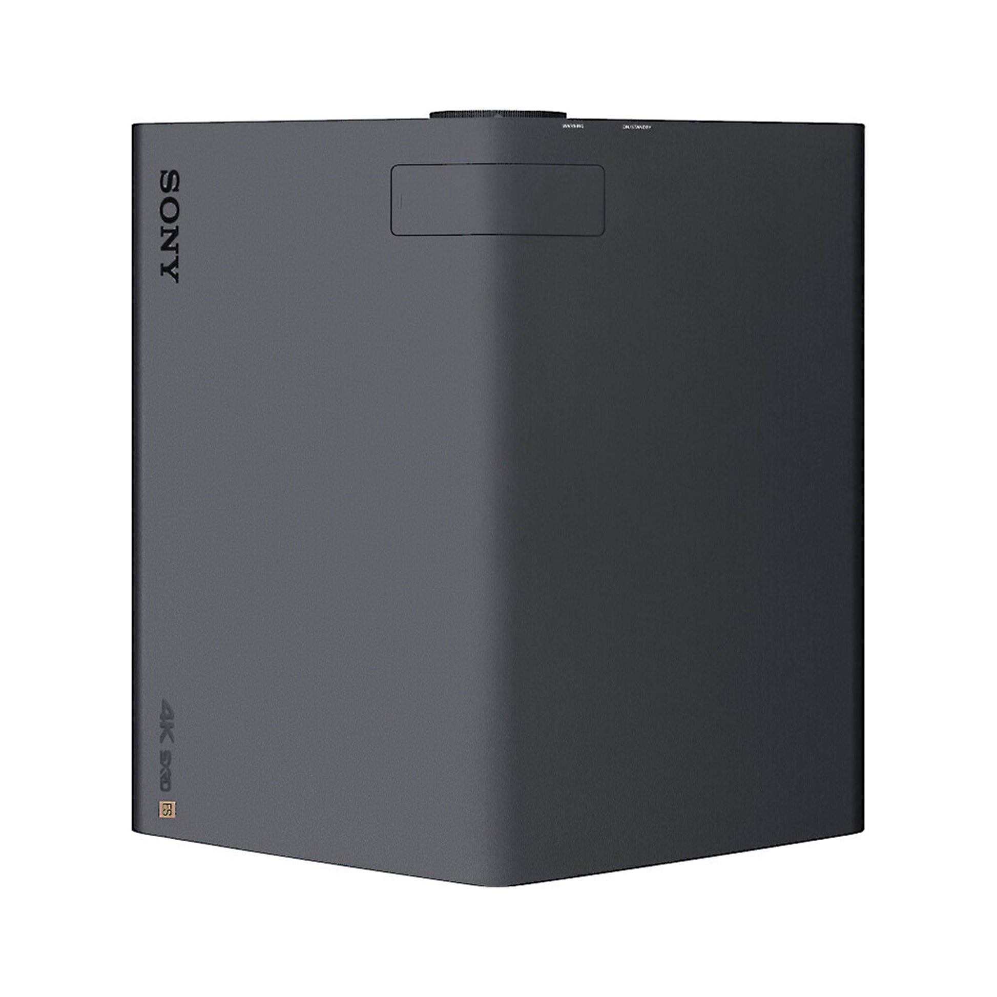 Black electronic device with Sony branding on a white background