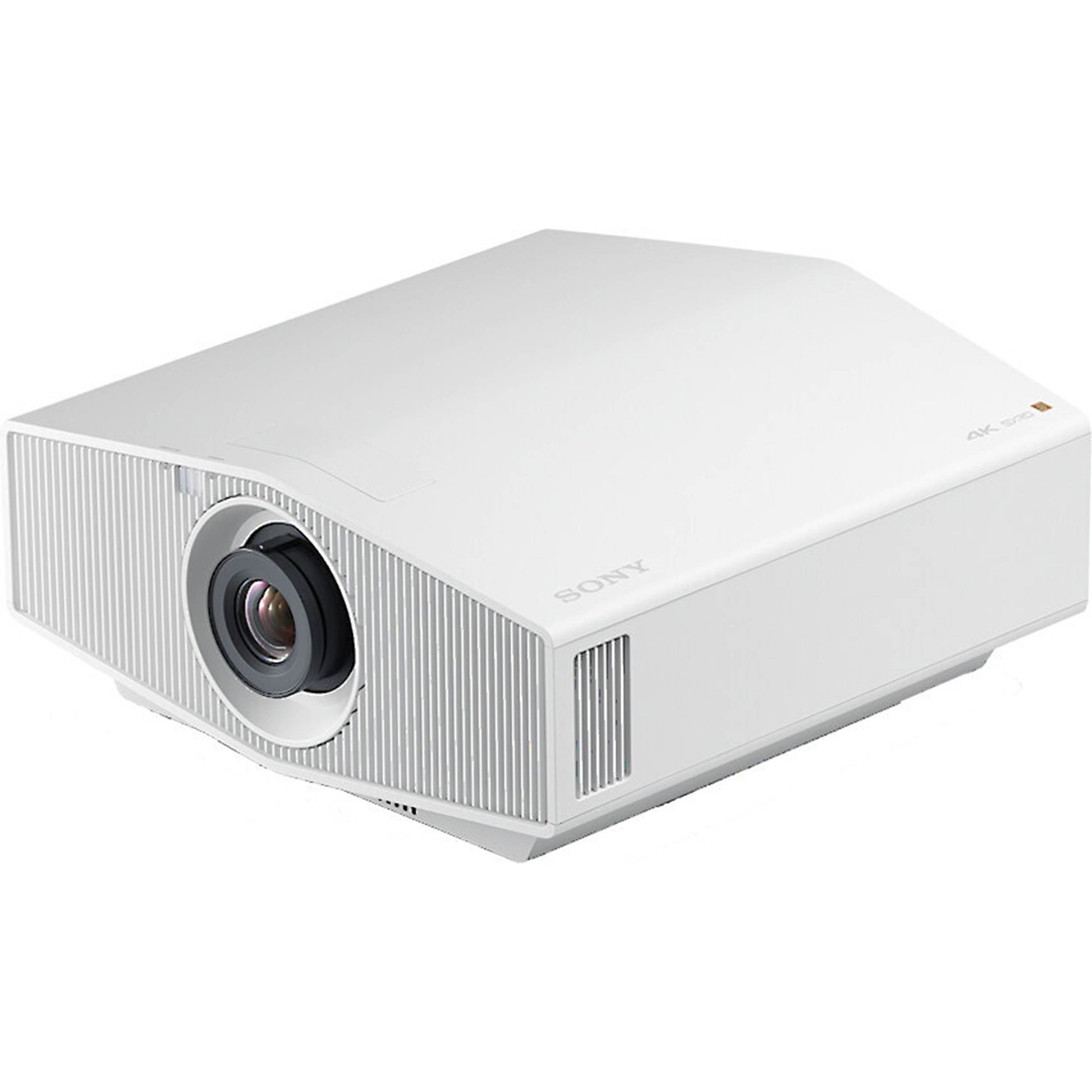 White Sony projector on a white background