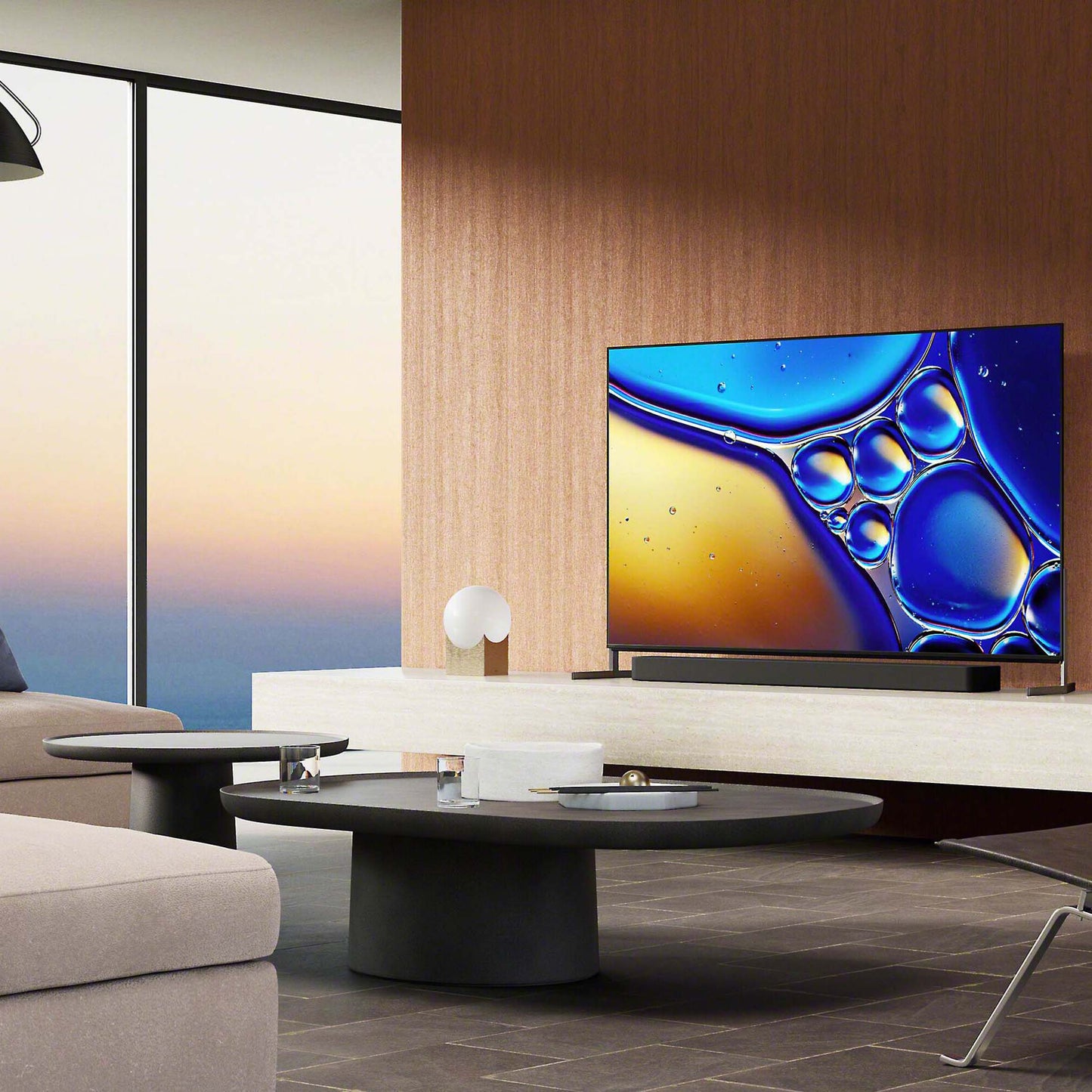 Sony Bravia 8 II 4K Ultra HD QD-OLED Smart TV - Lifestyle view on tv unit