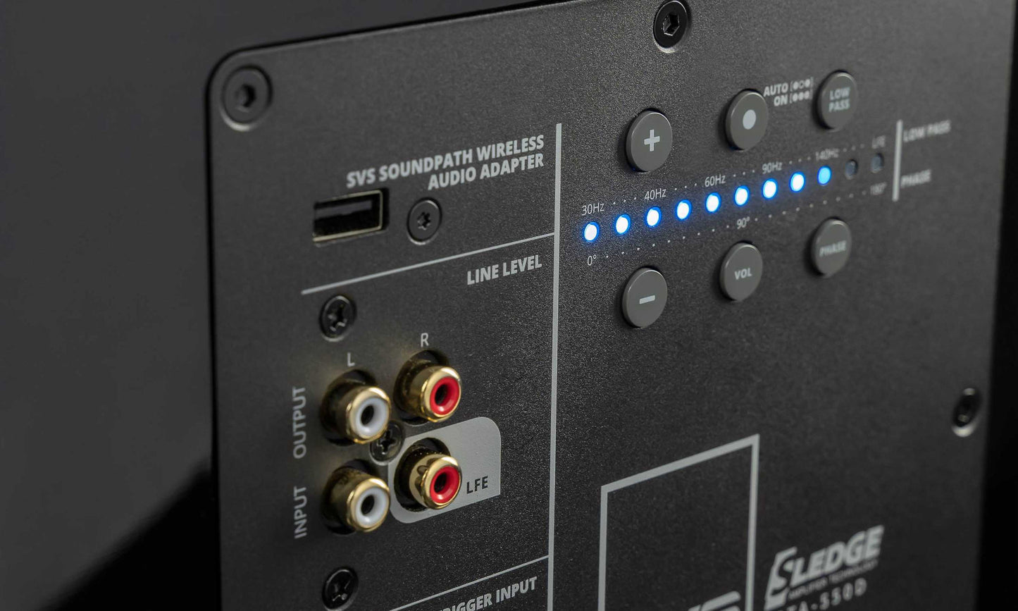 SVS PB-2000 Pro Subwoofer - Rear panel close up