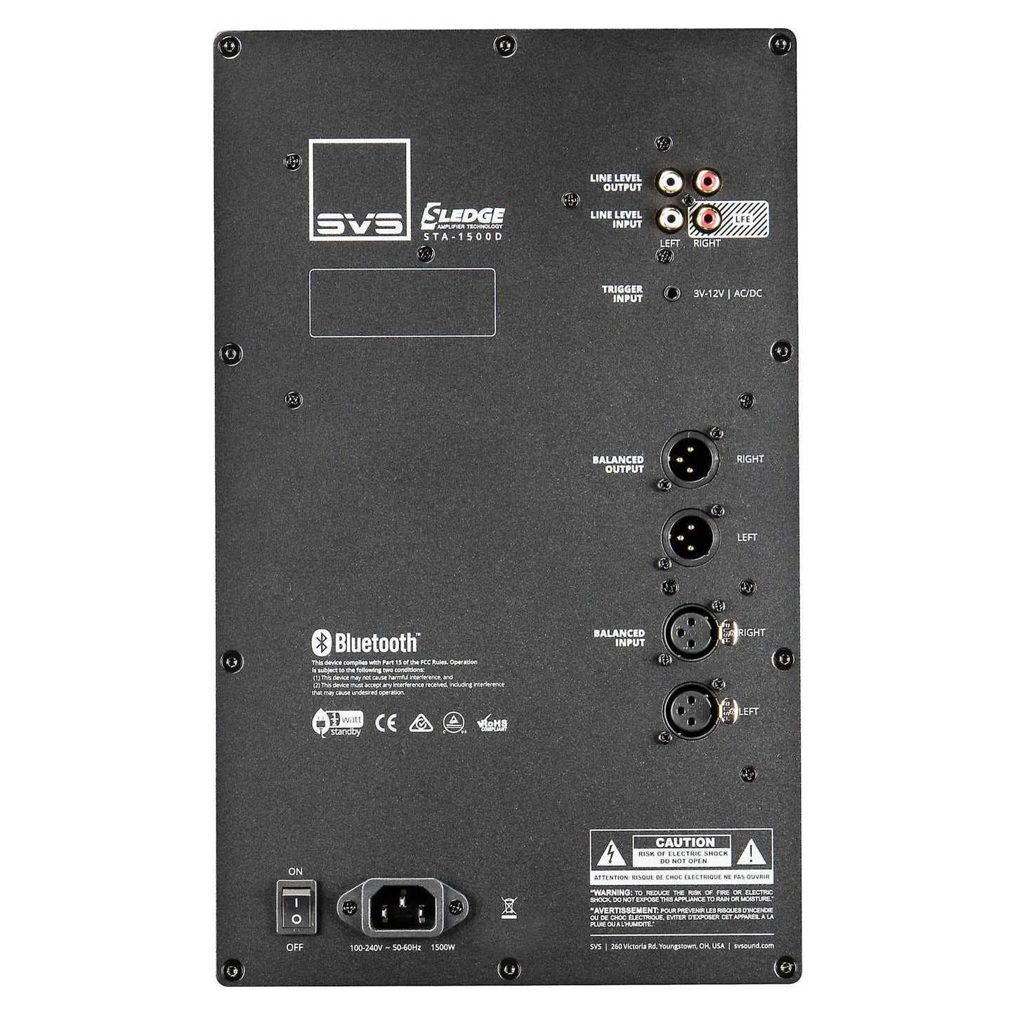 Back of SVS PB-16 Ultra Subwoofer