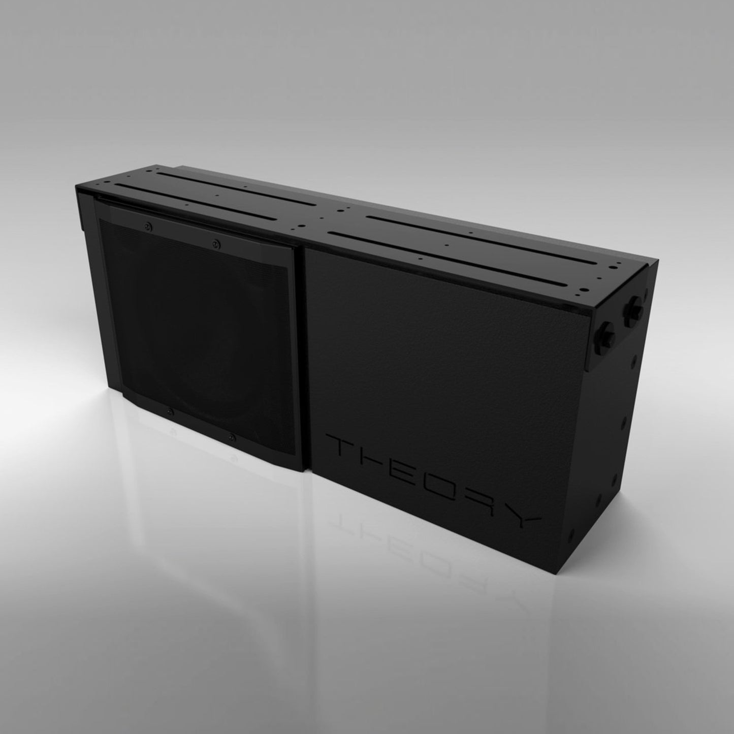Theory Audio Design iws12-9 Yoke Mount Bracket shown on Subwoofer
