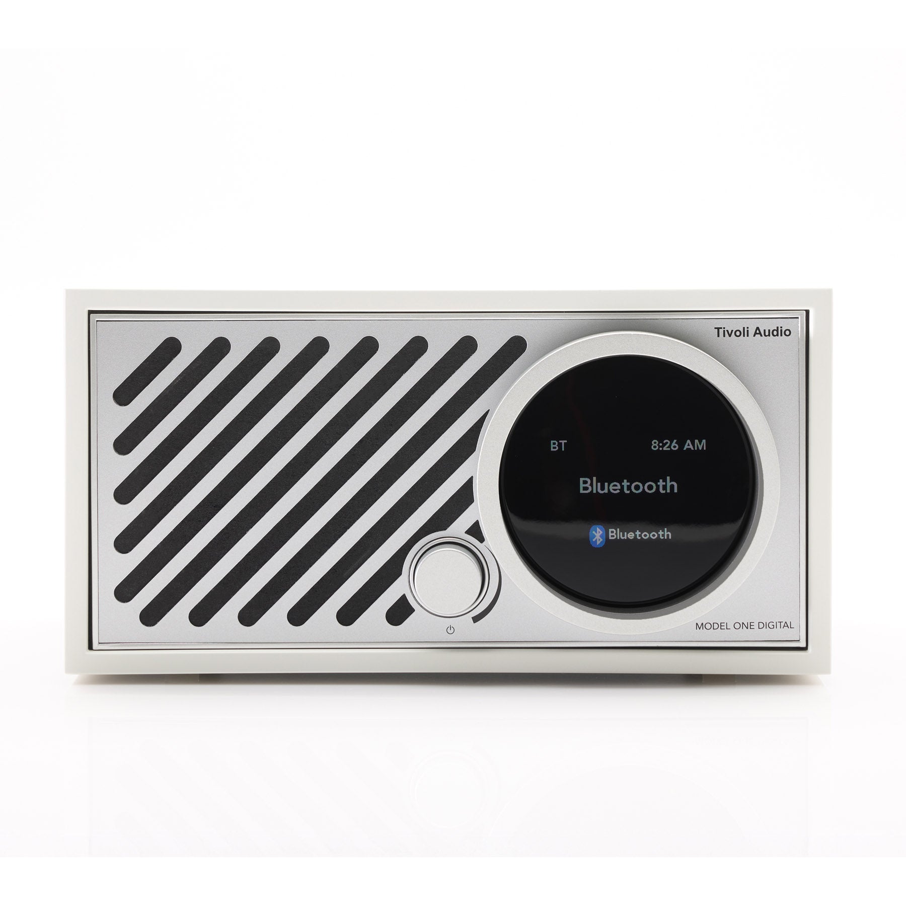 White Tivoli Audio Model One Digital Gen 3 on white background