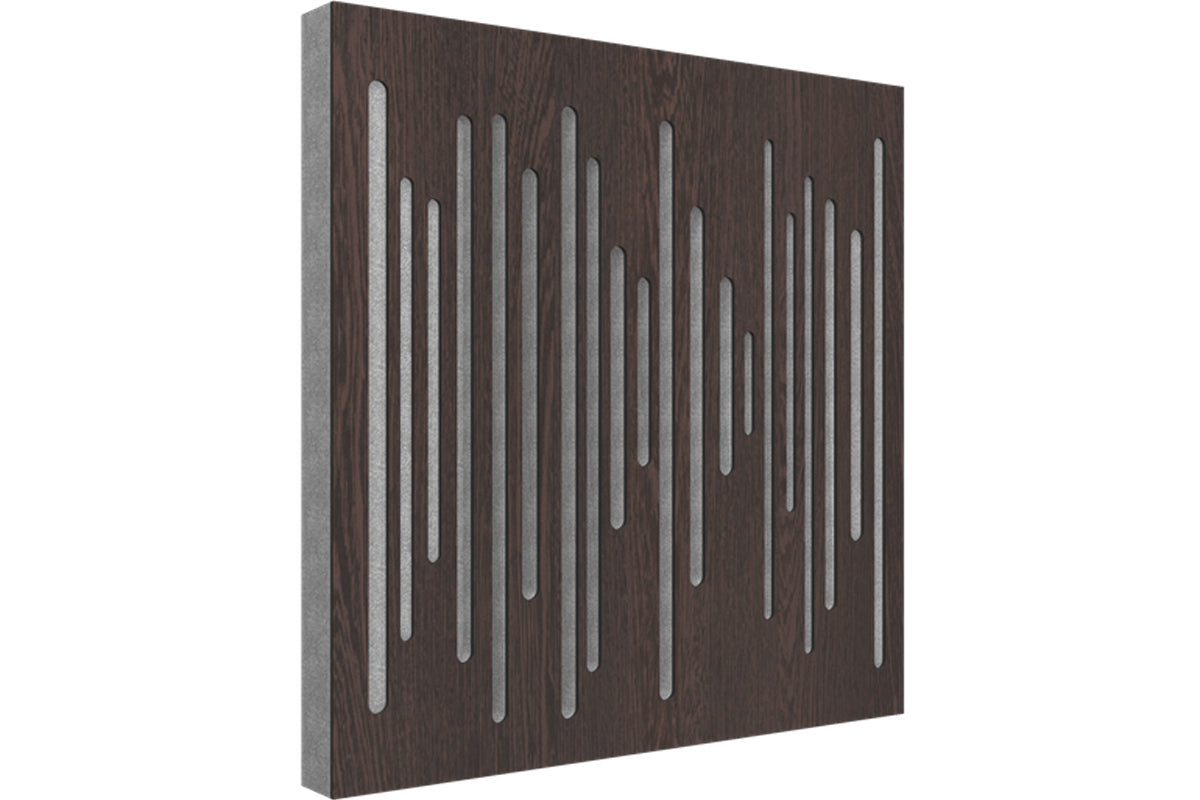 Vicoustic Wavewood Diffuser Ultra Acoustic Panels - Dark Wenge