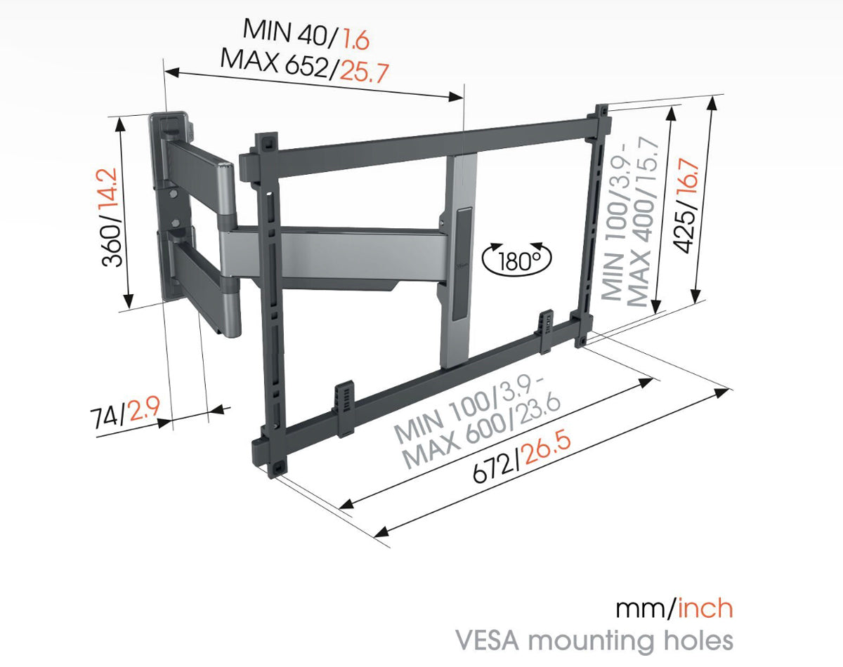 Vogel's TVM 5645 Full Motion TV Wall Mount