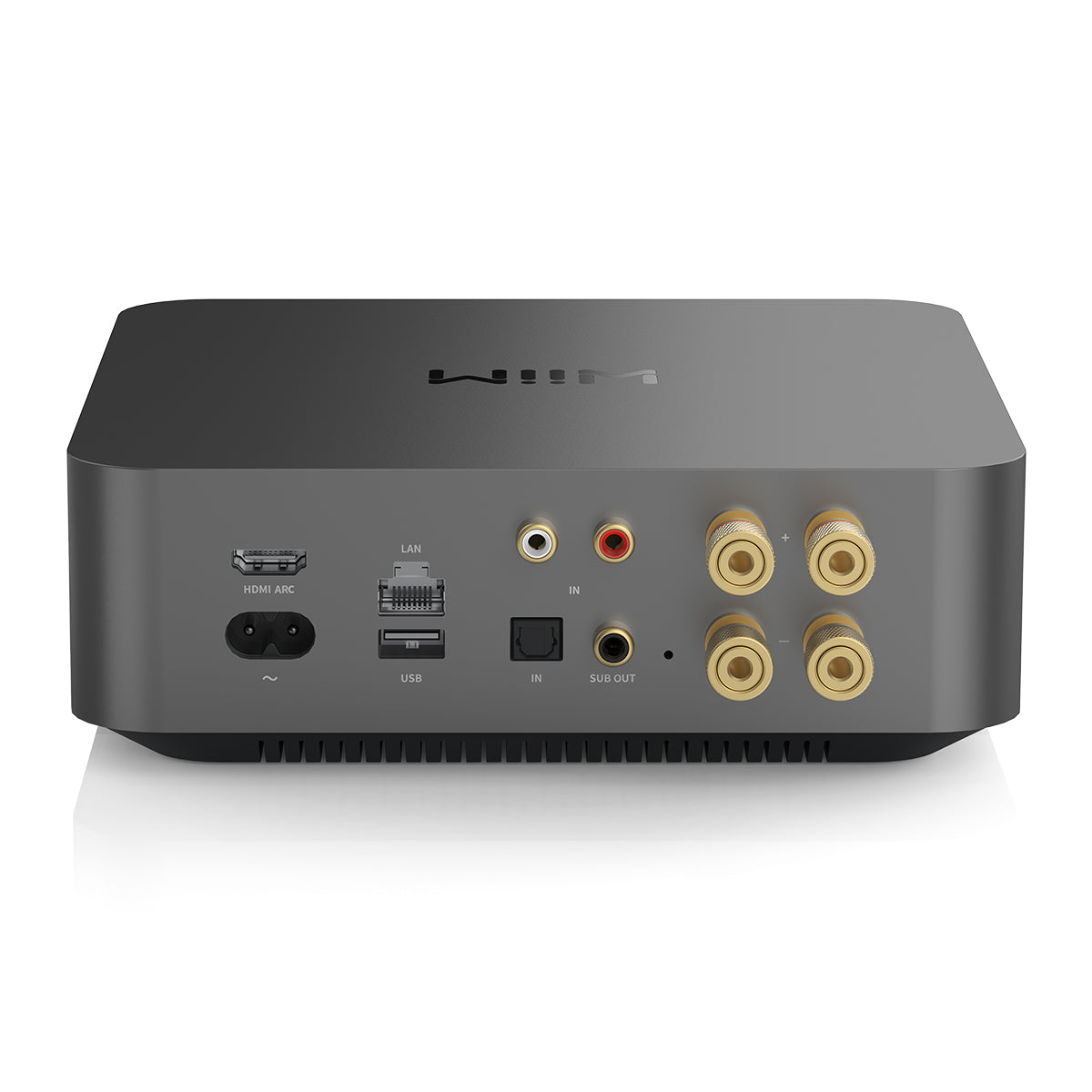 WiiM Amp Pro Streaming Amplifier - Analogue, Optical, HDMI ARC & USB Inputs