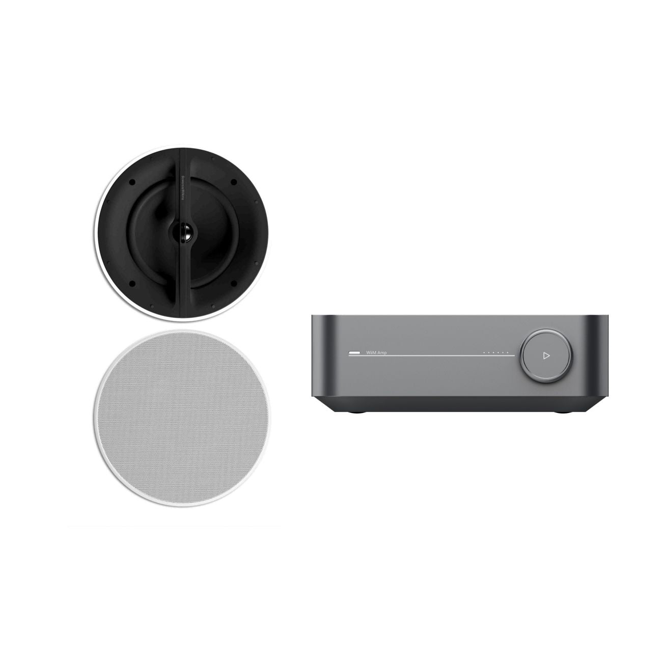 WiiM Amp B&W In-Ceiling TV Streaming System