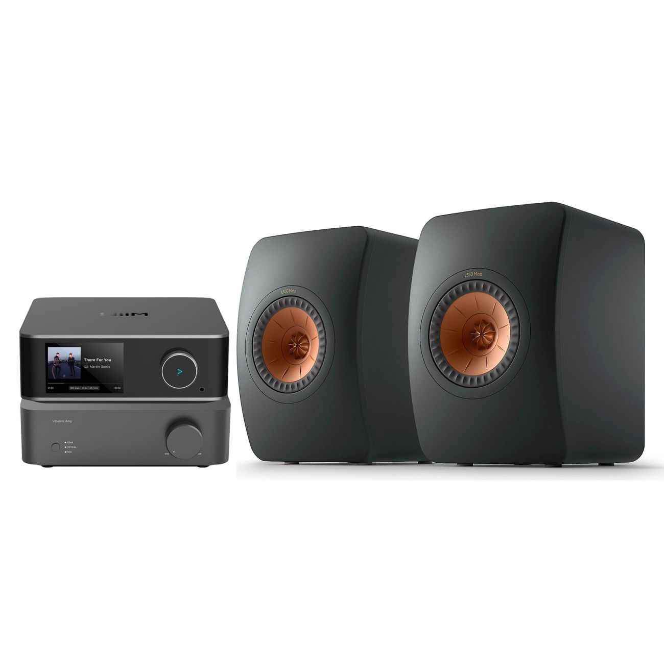 WiiM Ultra Vibelink KEF LS50 TV Streaming System