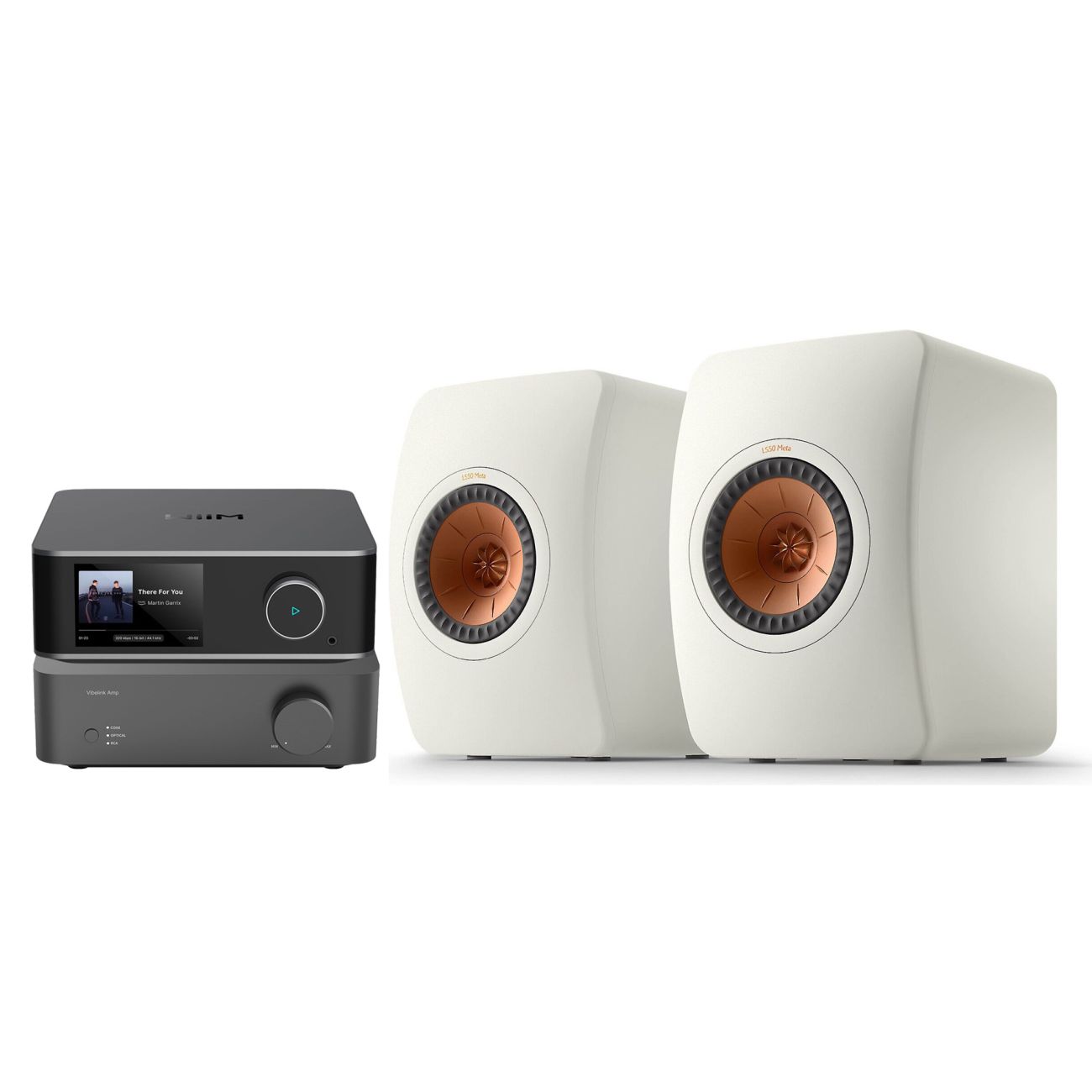 WiiM Ultra Vibelink KEF LS50 TV Streaming System
