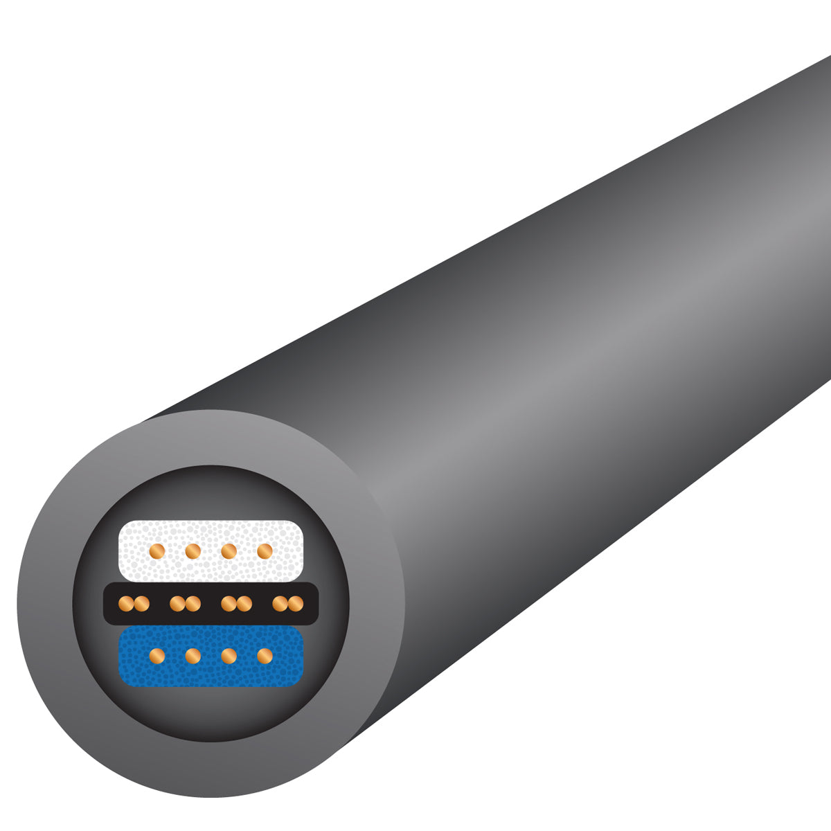 Wireworld Equinox 8 RCA Cable - Cross section