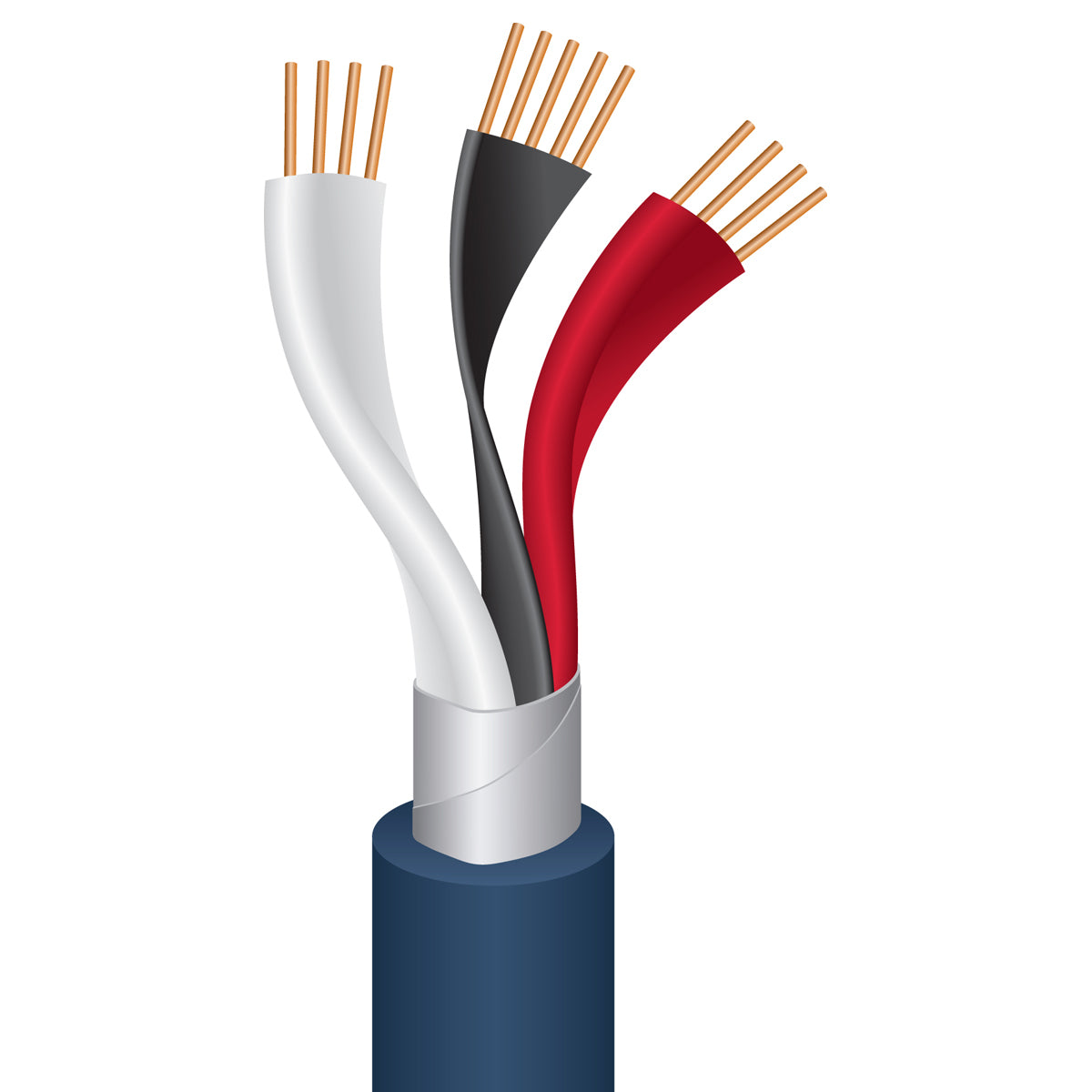 Wireworld Luna 8 Subwoofer Cable - Cross section