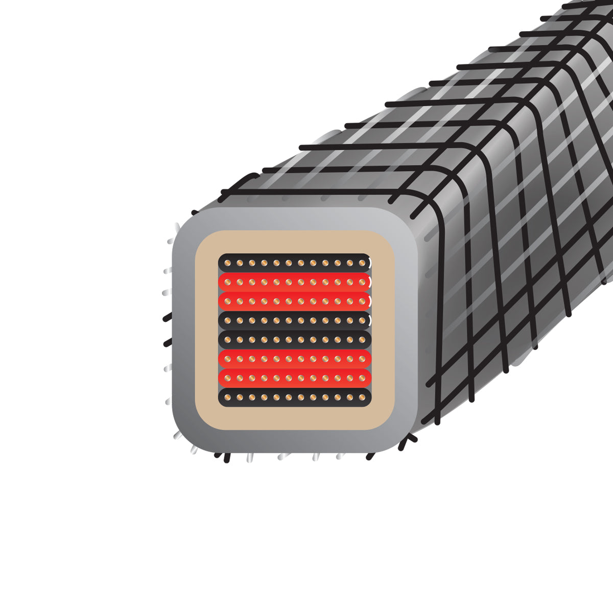 WireWorld Silver Eclipse 10 Factory Terminated Speaker Cable - Internal