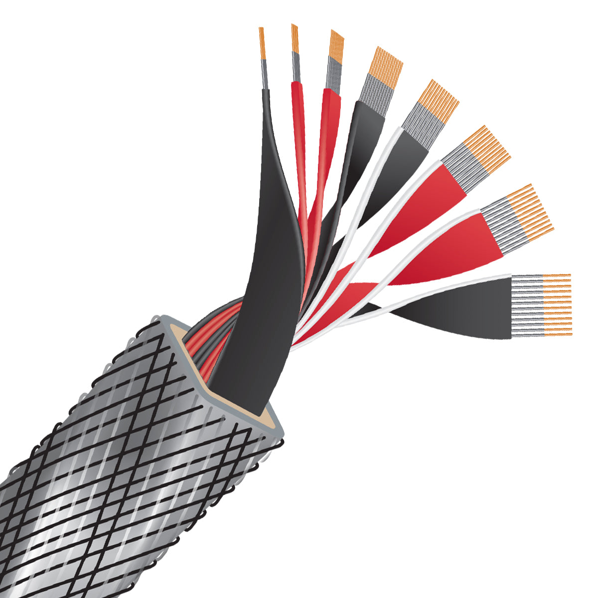 WireWorld Silver Eclipse 10 Factory Terminated Speaker Cable - Internal