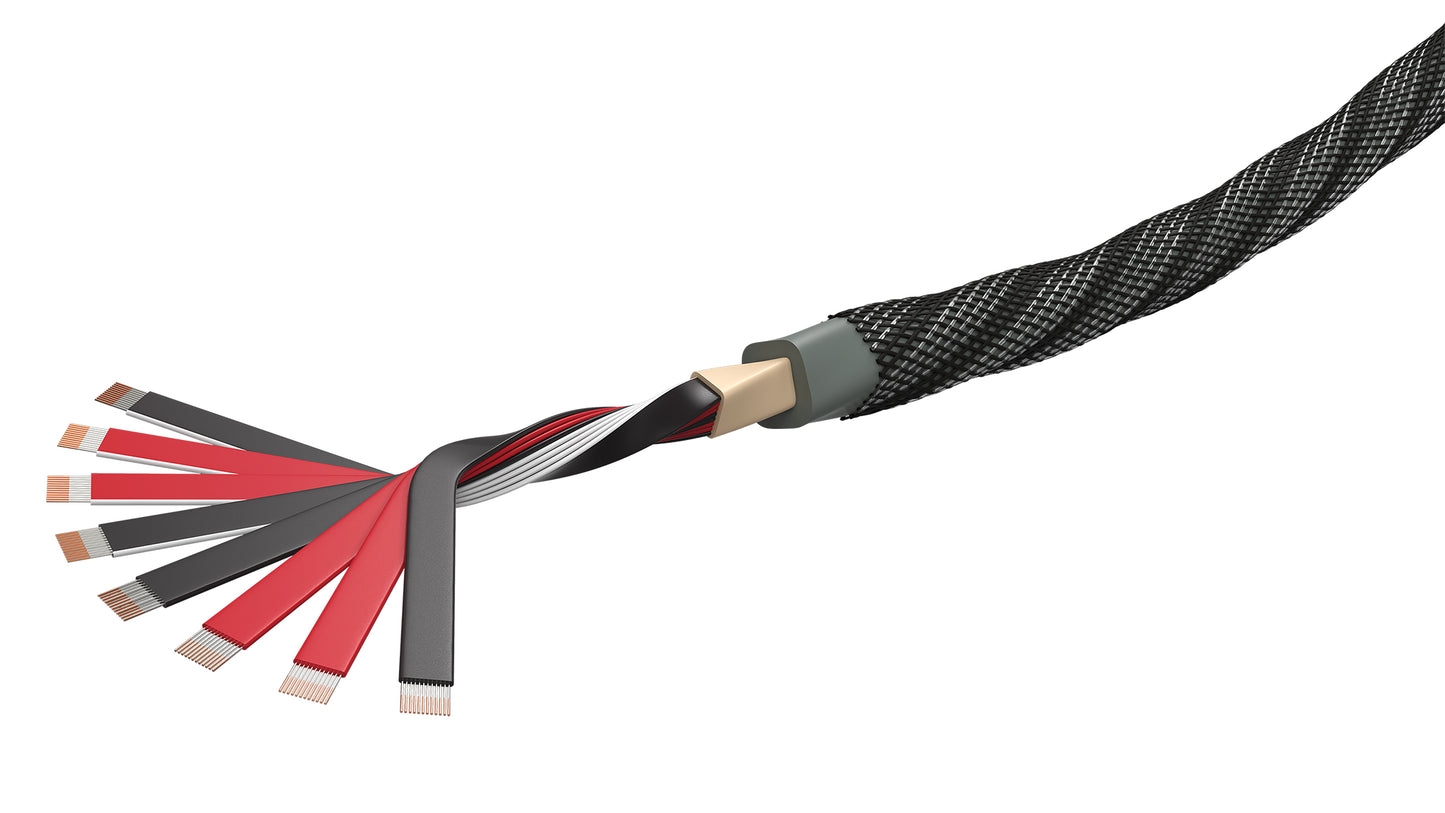 WireWorld Silver Eclipse 10 Factory Terminated Speaker Cable - Internal