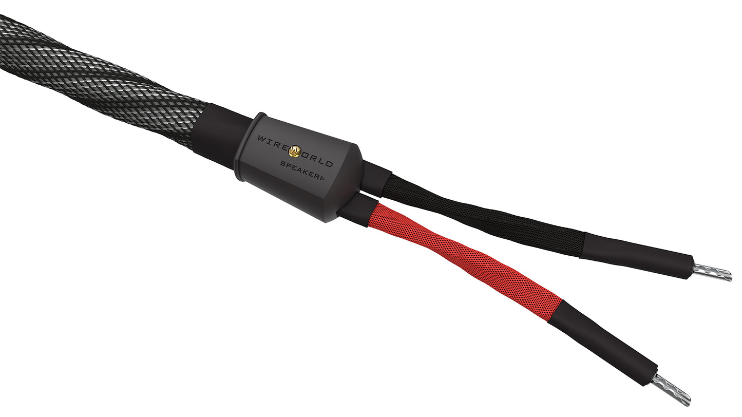WireWorld Silver Eclipse 10 Factory Terminated Speaker Cable - Banana Plugs
