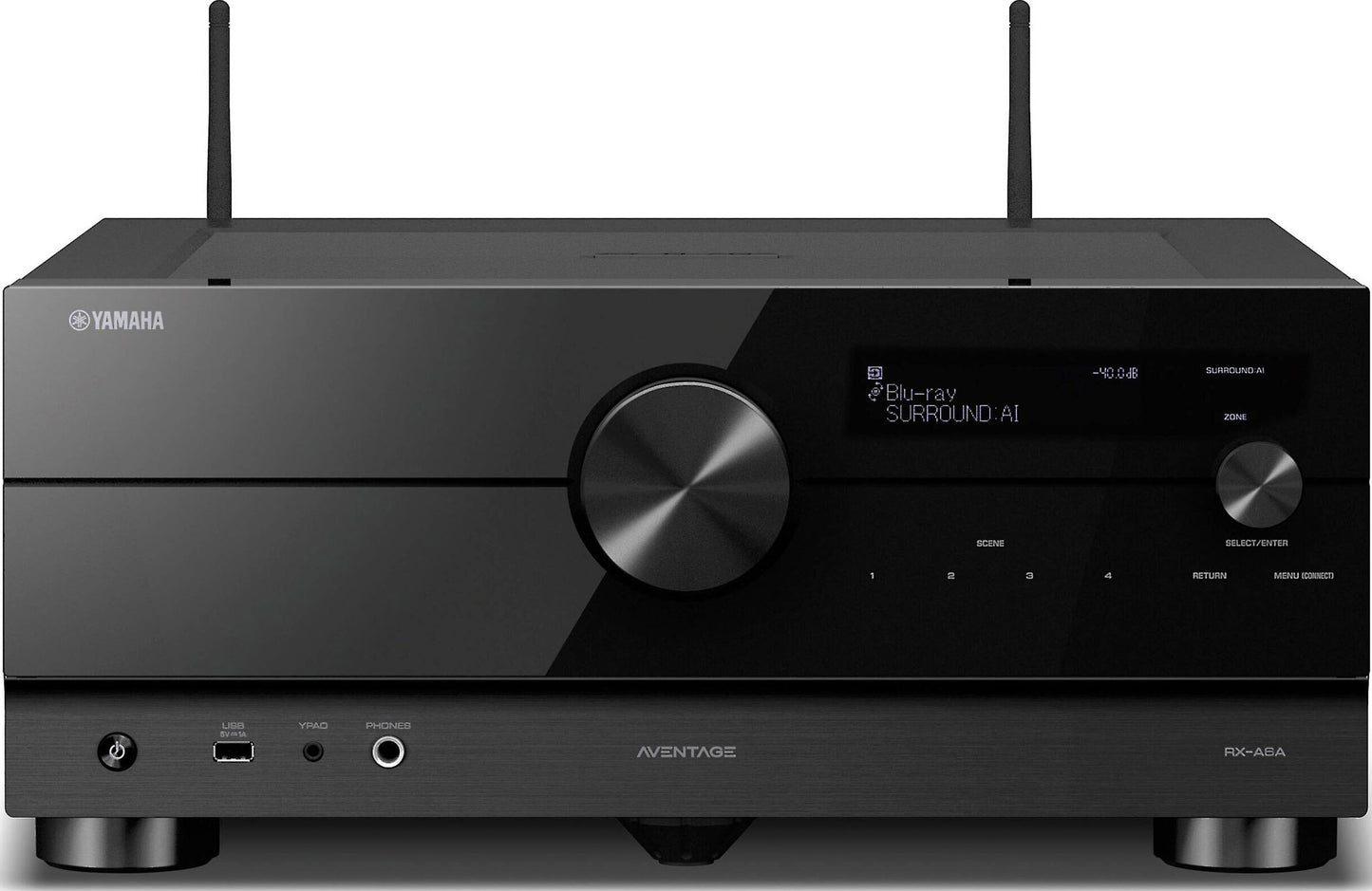 Yamaha Aventage RX-A6A Home Theatre Receiver - Wi-Fi antennas extended