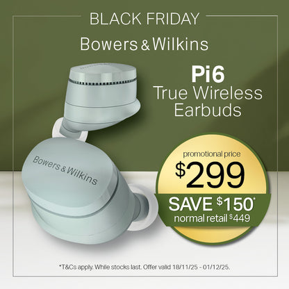 Bowers & Wilkins Pi6 Active Noise-Cancelling True Wireless Earbuds