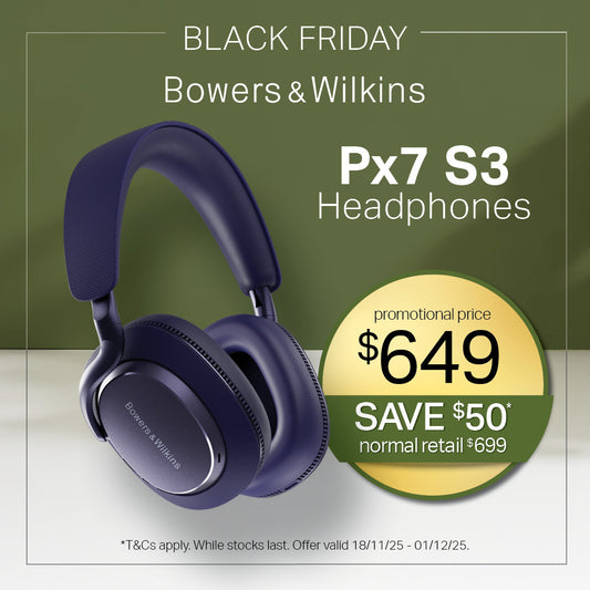Bowers & Wilkins PX7 S3 Over-Ear Noise Cancelling Wireless Headphones