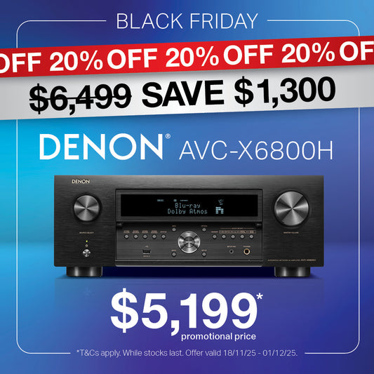 Denon AVC-X6800H 11.4 Channel 8K AV Amplifier