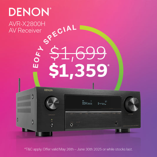 Denon AVR-X2800H 7.2 Channel 8K Home Theatre Receiver