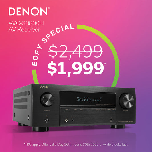 Denon AVC-X3800H 9.4 Channel 8K Home Theatre Amplifier
