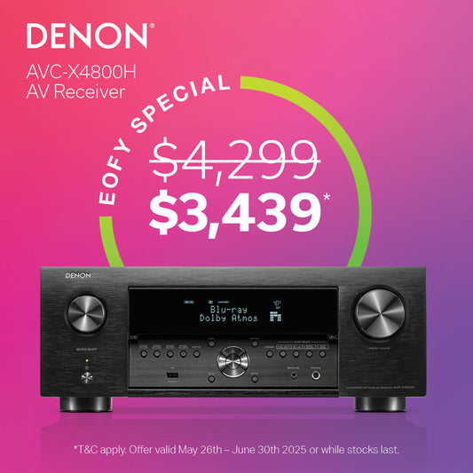 Denon AVC-X4800H 9.4 Channel 8K Home Theatre Amplifier