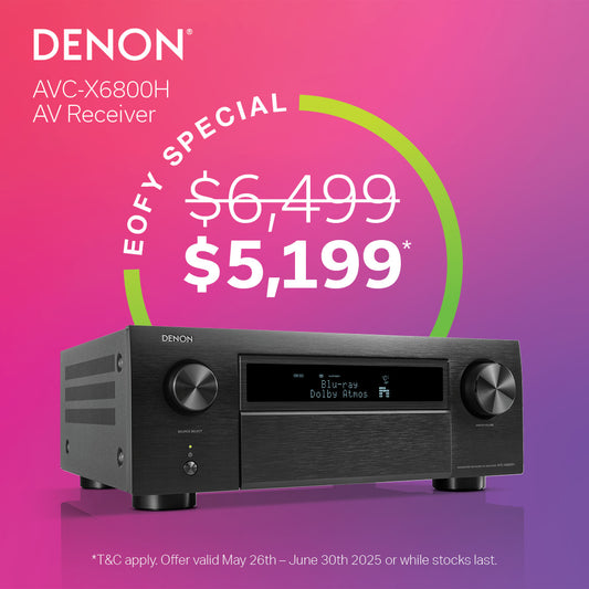 Denon AVC-X6800H 11.4 Channel 8K AV Amplifier