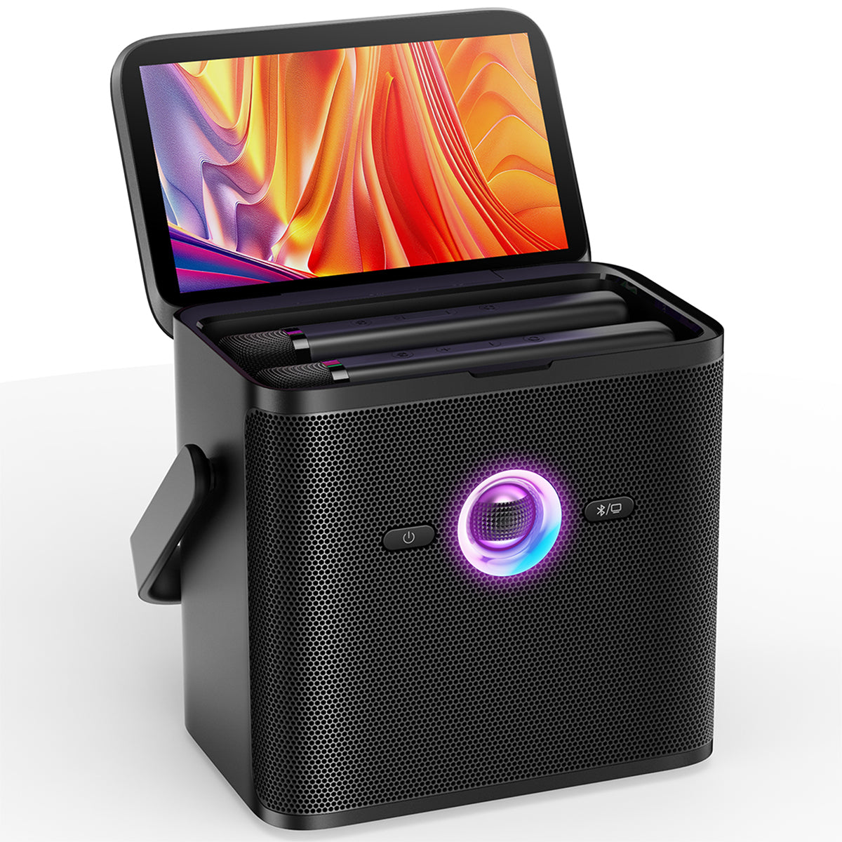 Ikarao Shell S3 HD Portable Karaoke Speaker on a light background