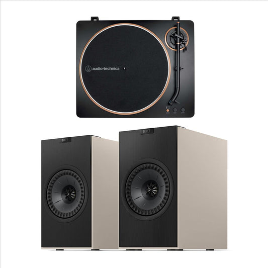 KEF Coda W AT-LP70X Turntable System