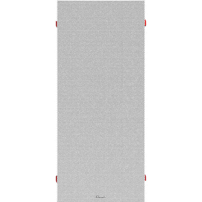 Front view of Klipsch PRO-25RW LCR In-Wall Speaker grille on