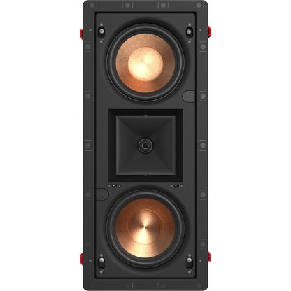 Front view of Klipsch PRO-25RW LCR In-Wall Speaker