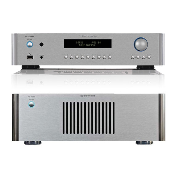 Rotel RC-1572 MKII Preamp RB-1552 MKII Power Amp Combo