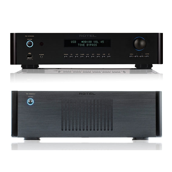 Rotel RC-1572 MKII Preamp RB-1552 MKII Power Amp Combo