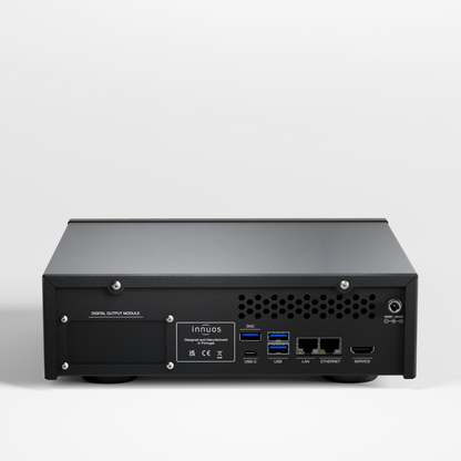 Back view of Innuos STREAM1 Music Streamer/Server