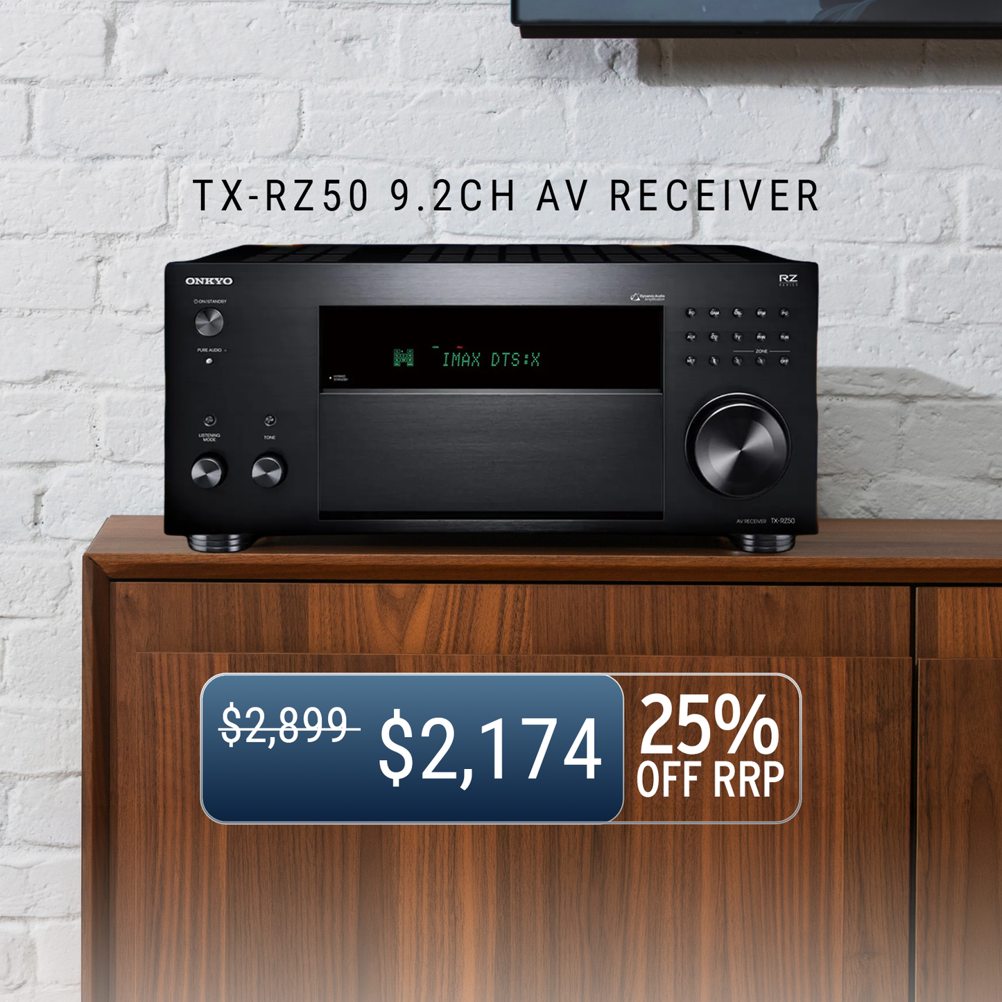 Onkyo TX-RZ50 8K Home Theatre Receiver