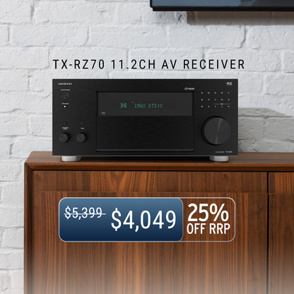 Onkyo TX-RZ70 11.2 Channel 8K AV Receiver