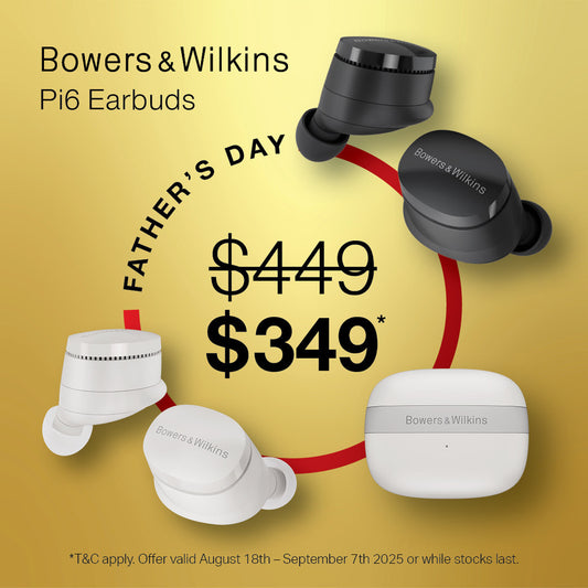 Bowers & Wilkins Pi6 Active Noise-Cancelling True Wireless Earbuds