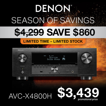 Denon AVC-X4800H 9.4 Channel 8K Home Theatre Amplifier