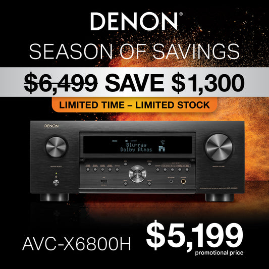 Denon AVC-X6800H 11.4 Channel 8K AV Amplifier
