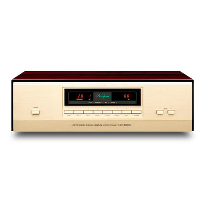 Front view of Accuphase DC-1000 Digital to Analogue Convertor on white background